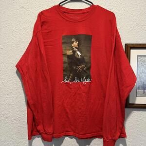 Stokeley Sir, Ski‎ Mask Self Portrait Long Sleeve Rap Shirt Size XL